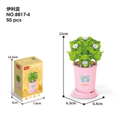 Combo 2 Bộ lắp ghép Hoa- Cung Cự Giải 55pcs. SKU: LG-8817-4 (VAT 001-C2-11) - K131-T3-S4