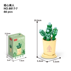 Combo 2 Bộ lắp ghép Hoa- Cung Thiên Bình 66pcs. SKU: LG-8817-7 (VAT 001-C2-11) - K131-T3-S7