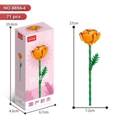 Bộ Lắp Ghép Cành Hoa Mẫu Đơn 71pcs. SKU: LG-8856-4 (VAT 001-06-11) - K134-T1-S4