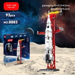 Bộ đồ chơi lắp ghép tàu vũ trụ 93pcs. SKU: LG-8883 ( VAT 001-25-11 ) K121-T1-S12