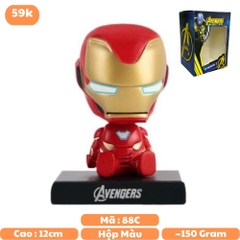 Mô Hình đồ chơi -  Người Sắt Lắc Đầu - Avengers - Bộ lắc đầu - Có Hộp Đẹp - Có Hộp Đẹp - N3-K24-T1-S3