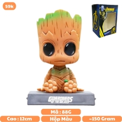Mô Hình đồ chơi -  Groot Lắc Đầu - Avengers - Bộ lắc đầu- Có Hộp Đẹp - N3-K24-T3-S1