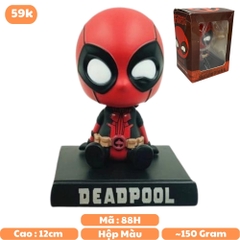 Mô Hình đồ chơi -  Deadpool Lắc Đầu - Marvel Comics - Bộ lắc đầu - Có Hộp Đẹp - N3-K24-T3-S2