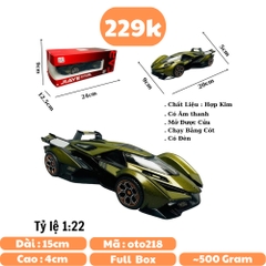 Mô Hình Xe ferrari F1 vàng đồng 1:22 Hợp kim - Có tiếng - đèn pha sáng - Dài 20cm - rộng 9cm - cao 5cm - nặng ~ 700gram - FULL BOX : box màu SKU : oto218 - N3-K7-T4-S1