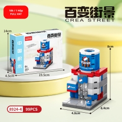 Bộ Đồ Chơi Lắp Ghép Mô Hình Cửa Hàng Pepsi - 99pcs - Full Box - Sku : LG-8924-4 ( VAT 001-11-11) K120-T1-S4
