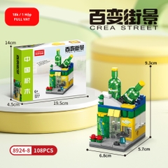 Bộ Đồ Chơi Lắp Ghép Mô Hình Cửa Hàng Cửa Hàng Sprite - 108pcs - Full Box - Sku : LG-8924-8 ( VAT 001-11-11) - K120-T1-S8 - K120-T3-S8