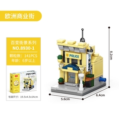 Bộ lắp ghép Nhà Kiến Trúc Châu Âu - 141 Mảnh Ghép . SKU: LG-8930-1 -  (VAT 001-11-11) K123-T1-S1