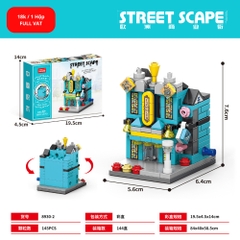 Bộ lắp ghép Nhà Kiến Trúc Châu Âu - 145 Mảnh Ghép. SKU: LG-8930-2 ( VAT 001-11-11 ) K123-T1-S2