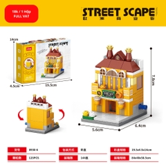 Bộ lắp ghép Nhà Kiến Trúc Châu Âu - 125 Mảnh Ghép. SKU: LG-8930-6 ( VAT 001-11-11 ) K123-T1-S6