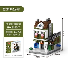 Bộ lắp ghép Nhà Kiến Trúc Châu Âu - 113 Mảnh Ghép. SKU: LG-8930-7 ( VAT 001-11-11 ) K123-T1-S7