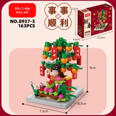 Bộ đồ chơi lắp ghép cây quất 163pcs. SKU: LG-8937-5 ( VAT 001-26-11 ) K122-T1-S11