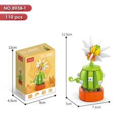 Bộ lắp ghép hoa 110pcs . SKU: LG-8938-1 ( VAT 001-06-11 ) K118-T1-S1