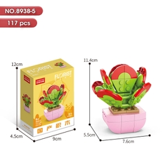Bộ lắp ghép Hoa 117pcs . SKU: LG-8938-5 ( VAT 001-06-11 ) K118-T1-S5