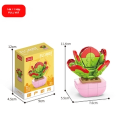 Bộ lắp ghép Hoa 117pcs . SKU: LG-8938-5 ( VAT 001-06-11 ) K118-T1-S5