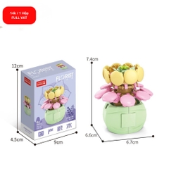 Bộ lắp ghép Hoa 78pcs . SKU: LG-8938-6 ( VAT 001-06-11 ) K118-T1-S6