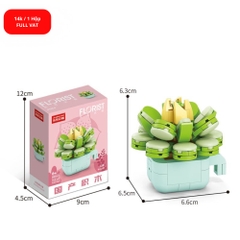 Bộ lắp ghép Hoa 153pcs . SKU: LG-8938-9 ( VAT 001-06-11 ) K118-T1-S9