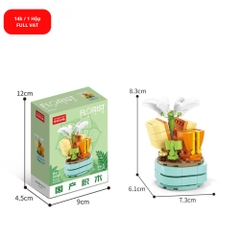 Bộ lắp ghép Hoa 91pcs . SKU: LG-8940-2 ( VAT 001-06-11 ) K130-T1-S2