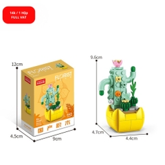 Bộ lắp ghép Hoa Xương Rồng - 84pcs. SKU: LG-8940-4 ( VAT 001-06-11 ) K130-T1-S4