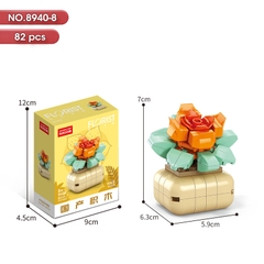 Bộ lắp ghép Hoa 82pcs. SKU: LG-8940-8 ( VAT 001-06-11 ) K130-T1-S8