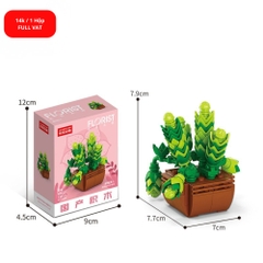Bộ lắp ghép Hoa 138pcs. SKU: LG-8942-7 ( VAT 001-06-11 ) K131-T1-S7