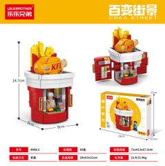 Bộ Lắp Ghép Mô Hình Nhà Hàng Fast Food 402pcs. SKU: LG-8966-2 (VAT 001-11-50) - K112-T1-S2