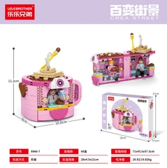 Bộ Lắp Ghép Mô Hình Quán Cafe 380pcs. SKU: LG-8966-7 (VAT 001-11-50) - K112-T1-S7