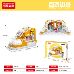 Bộ Lắp Ghép Mô Hình Cửa Hàng Giày Dép 381pcs. SKU: LG-8966-8 (VAT 001-11-50) - K112-T1-S8