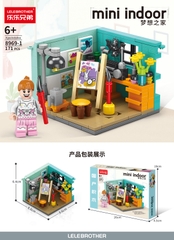 Bộ Lắp Ghép Mô Hình Phòng Vẽ 171pcs. SKU: LG-8969-1 (VAT 001-12-30) - K111-T2-S1