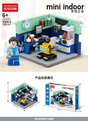 Bộ Lắp Ghép Mô Hình Phòng Nghiên Cứu Khoa Học 166pcs. SKU: LG-8969-6 (VAT 001-12-30) - K111-T2-S6