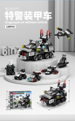 Đồ Chơi Lắp Ghép Xe Quân Sự (6 IN 1) - 138 hạt - Full Box - Sku : LG-8971-3 ( VAT 001-22-11 ) - K84-T2-S3