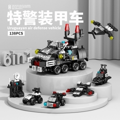 Đồ Chơi Lắp Ghép Xe Quân Sự (6 IN 1) - 138 hạt - Full Box - Sku : LG-8971-3 ( VAT 001-22-11 ) - K84-T2-S3