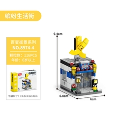 Đồ Chơi Lắp Ghép Lego Tiệm làm tóc - 116 hạt - Full Box - Sku : LG-8974-4 ( VAT 001-11-11 ) - K128-T1-S4