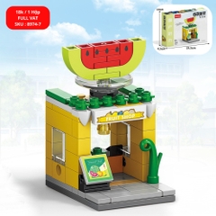 Đồ Chơi Lắp Ghép Lego Cửa hàng Trái Cây - 91 hạt - Full Box - Sku : LG-8974-7 ( VAT 001-11-11 ) - K128-T1-S7