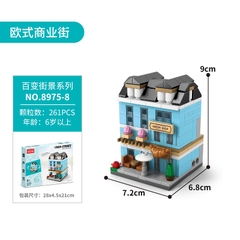 Bộ Lắp Ghép Mô Hình Tiệm Bánh 261pcs. SKU: LG-8975-8 (VAT 001-11-30) - K83-T1-S4