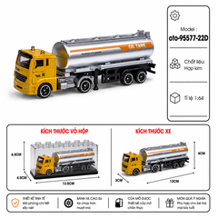 Xe Bồn chở nước - chất liệu hợp kim - tỉ lệ 1:64 - SKU : oto-95577-22D ( VAT : 103-01-25 ) - K154-T2-S2