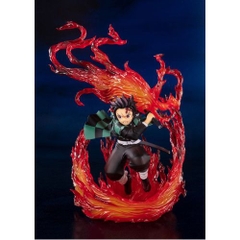 Mô hình đồ chơi - Kamado Tanjirou trạng thái chiến đấu - hiệu ứng kiếm lửa -  Kimetsu No Yaiba - Có Hộp Màu - N1-K37-T4-S10 (N5)