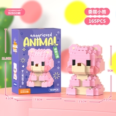 Combo 3 bộ lắp ghép động vật , 165 Mảnh Ghép. SKU: LG-W1501-09 ( VAT 001-C3-11 ) K118-T2-S9