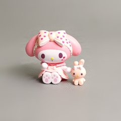 Mô hình kuromi Bộ 6 Melody Kuromi - Blind Box - cao 6-8cm - Nặng 50gram - Bọc Túi - Hộp Màu - N3-K47-T2-S1