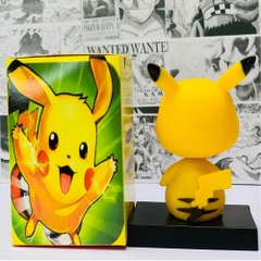 Mô Hình Pokemon Pikachu lắc đầu - Bộ lắc đầu - Có Box màu - N3-K25-T2-S1