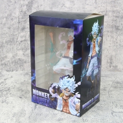 Mô Hình OnePiece Luffy gear 5 dáng đứng tay cầm sét Đế Đục - Cao 24cm - Nặng 400gram , Figure OnePiece - Full Box - N1-K29-T5-S3
