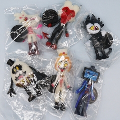 Mô hình Hazbin Hotel bộ 6 nhân vật Vaggie Angel Dust Alastor Charlie Morningstar Cao 10-11.5cm - Nặng : 200gram - Figure Hazbin Hotel - No Box n3-k41-t3-s2