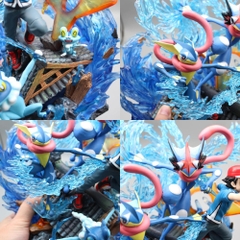 Hàng Cao Cấp -  Mô Hình Pokemon Satoshi bản cao cấp - Có led Đế - Cao : 30cm - Ngang : 33cm - Nặng : 2 kg - Figure pokemon - Full Box - N3-T5