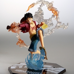 ( Hàng Đẹp) Mô hình Luffy gear 2 haki hàng đẹp đế có chữ - Bộ Fzero - ONE PIECE - No Box - F - 14