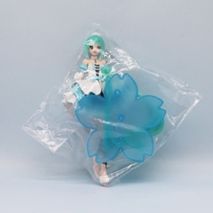 Mô Hình Hatsune Miku váy xanh cầm váy - Cao 20cm - nặng 300gram - Figure Miku - Bọc Túi - Hộp Màu N1-K55-T3-S1