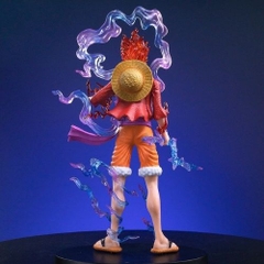 Bản 28cm Box Nhựa  Hộp bóng kính - Mô hình OnePiece - Luffy Gear 5 Nika đỏ Cao 28cm bản có vũ khí cầm tay - OnePiece  - Có Hộp Đẹp - N4-K15