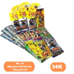 Dây Pack Thẻ Naruto - 1 túi có 3 dây - 1 dây có 12 pack - 1 pack có 5 thẻ - K30-T1-S11