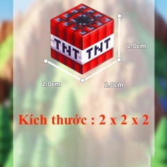 Đồ Chơi Khối Nam Châm Từ Tính Minecraft,Block Minecraft Nam Châm, Đồ Chơi Xây Dựng Cho Bé 1 Hộp 50 cái
