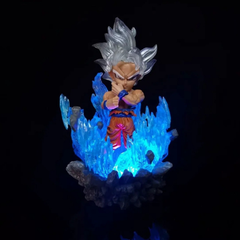 Mô hình đồ chơi - SonGoku bản năng vô cực , có led , Cao 11cm  - Dragon Ball - No box - N1-K38-T2-S10
