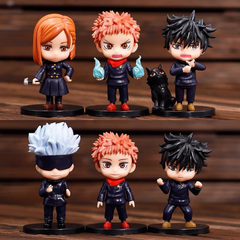 Mô Hình đồ chơi - JUJUTSU KAISEN -  Megumi , Nobara , Yuji Itadori - Chú Thuật Hồi Chiến  Gojo Satoru - No Box - N3-K45-T2-S2