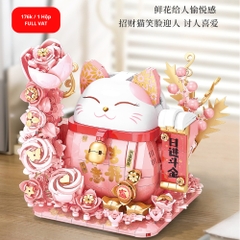 Đồ Chơi Lắp Ghép Lego Mèo Thần Tài Hồng 868pcs - Full Box - Sku : LG-9021 ( VAT 001-27-100) K124-T3-S3